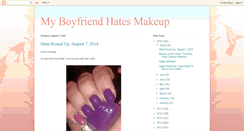 Desktop Screenshot of myboyfriendhatesmakeup.com