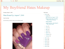 Tablet Screenshot of myboyfriendhatesmakeup.com